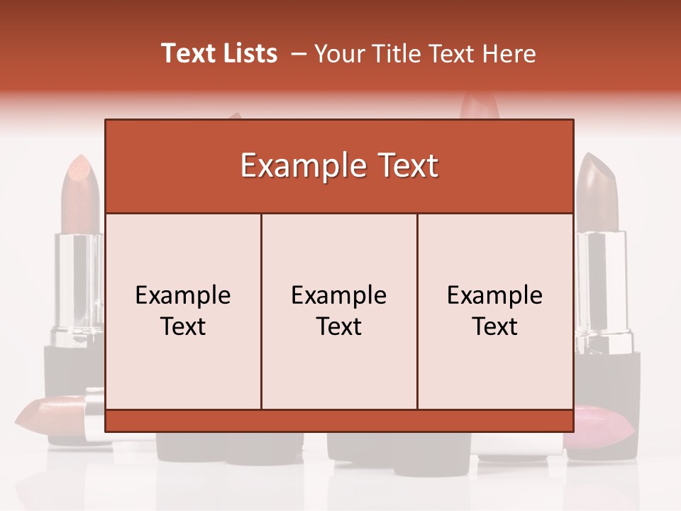 Cosmetic Space Luxurious PowerPoint Template