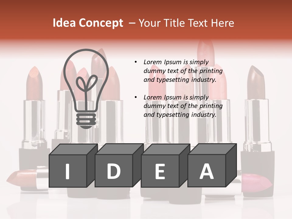 Cosmetic Space Luxurious PowerPoint Template