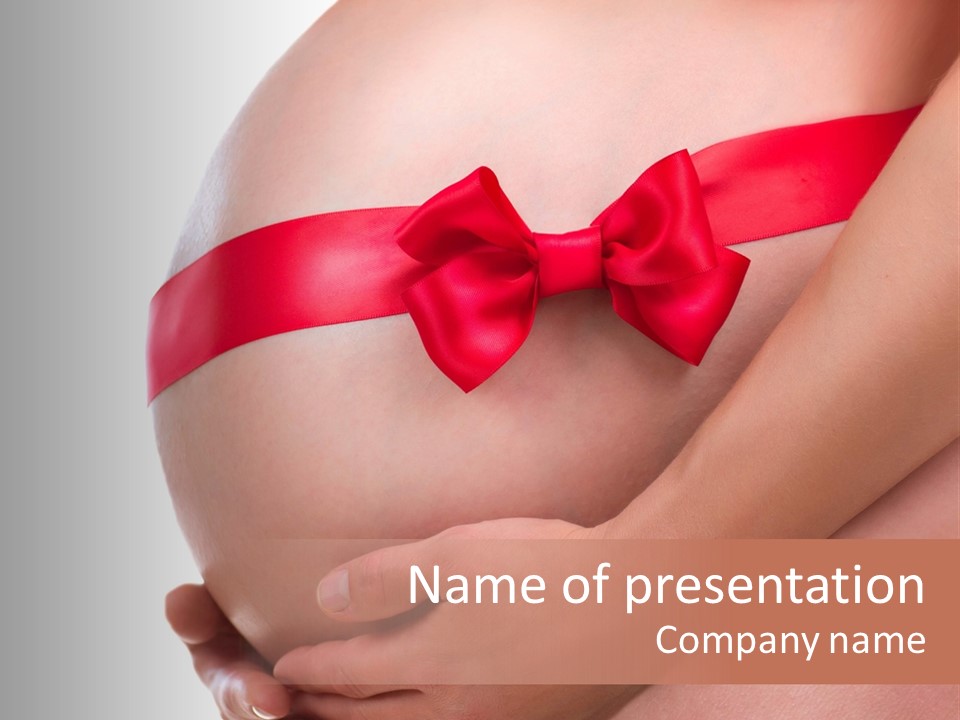 Life Mommy Ribbon PowerPoint Template