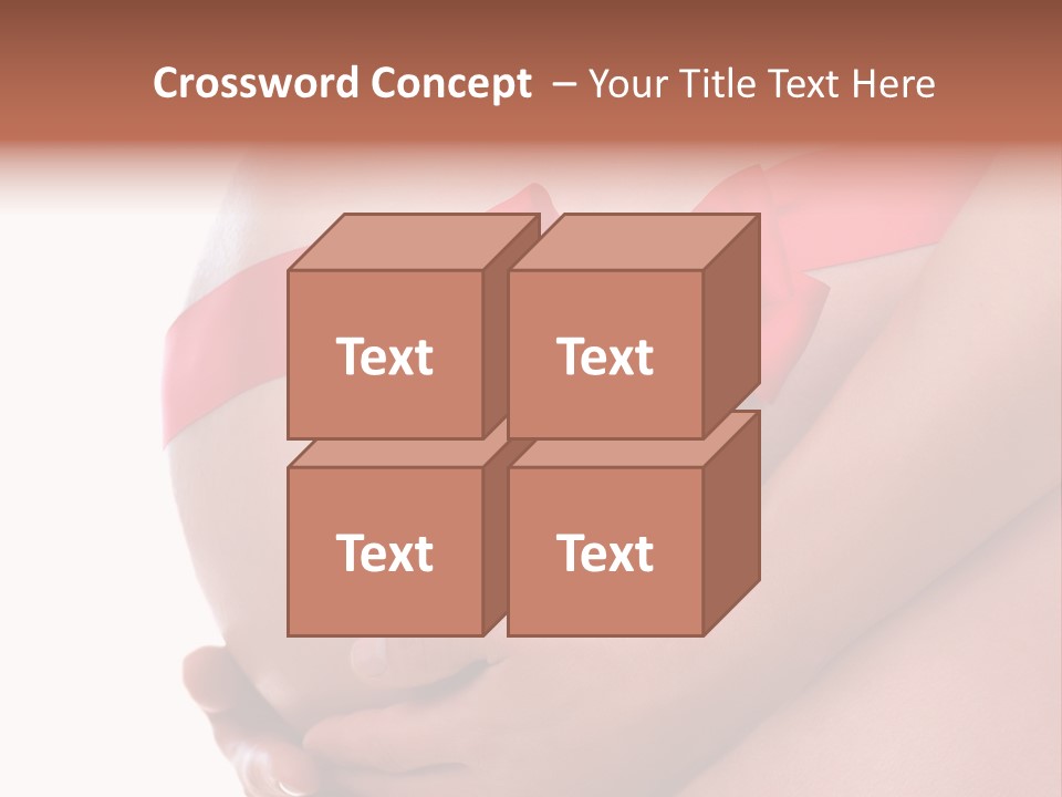 Life Mommy Ribbon PowerPoint Template