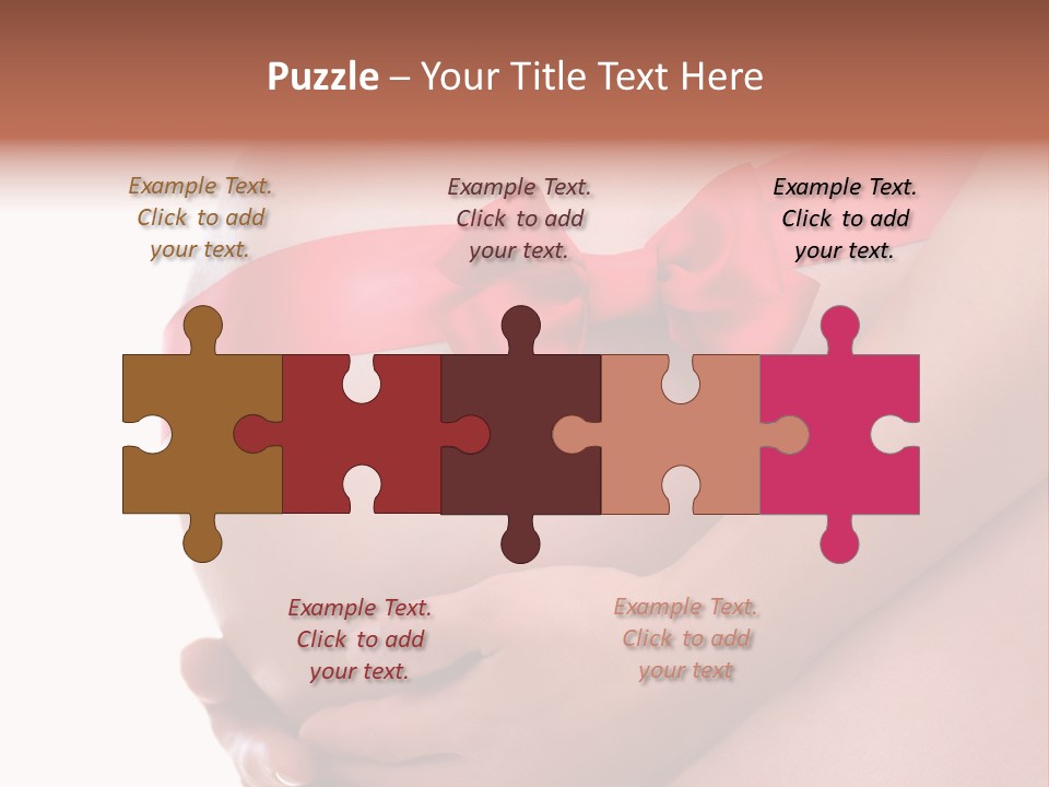 Life Mommy Ribbon PowerPoint Template