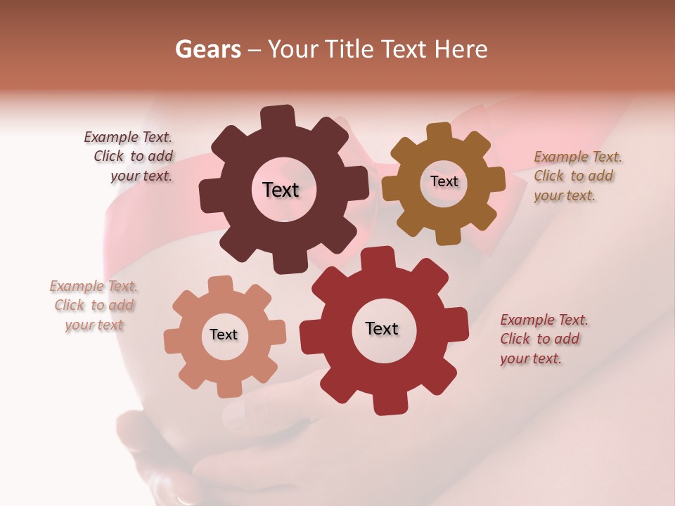 Life Mommy Ribbon PowerPoint Template