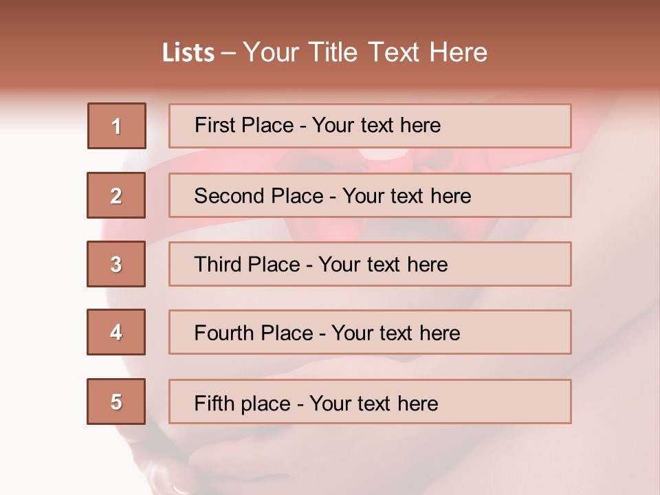 Life Mommy Ribbon PowerPoint Template