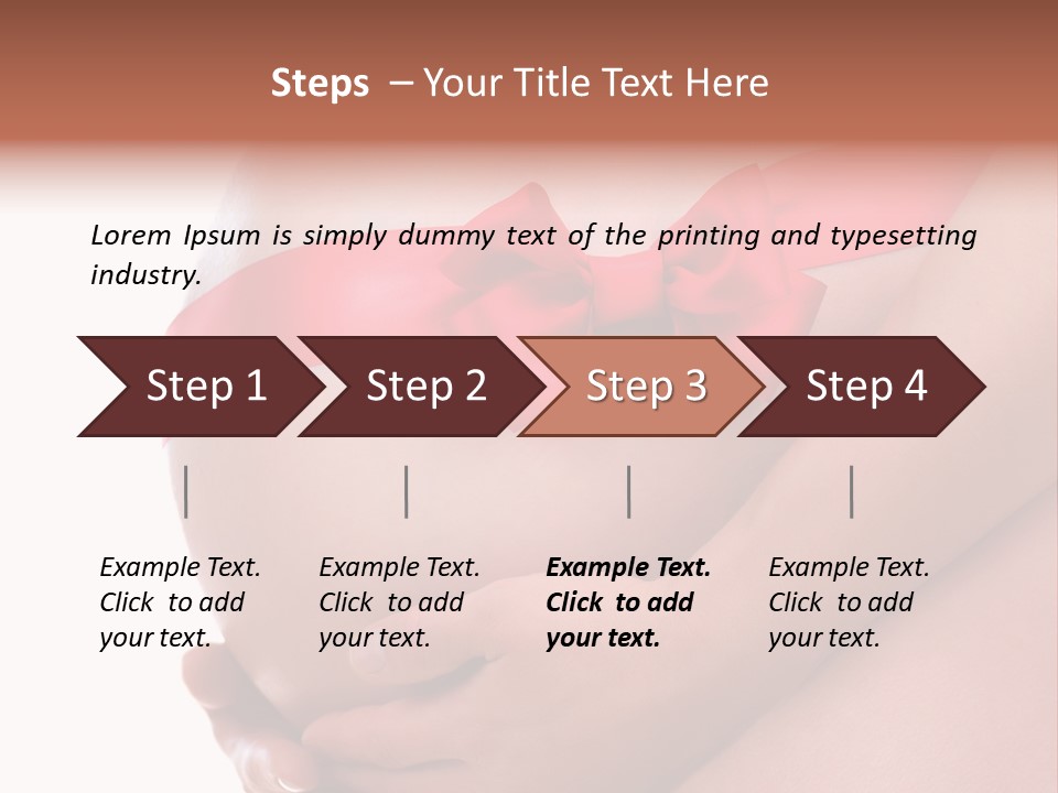 Life Mommy Ribbon PowerPoint Template