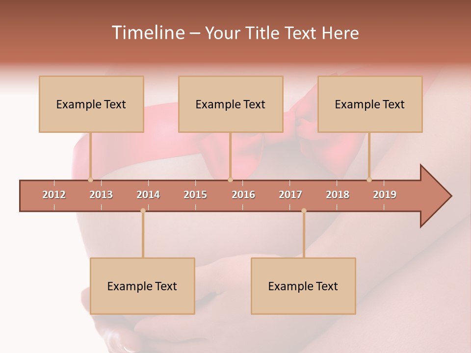 Life Mommy Ribbon PowerPoint Template