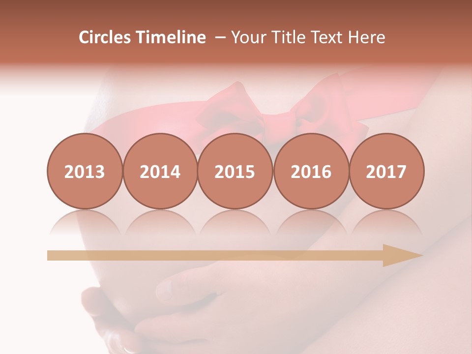 Life Mommy Ribbon PowerPoint Template