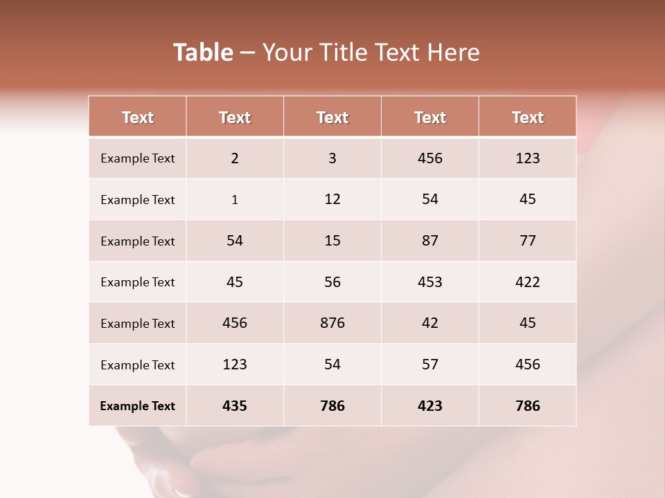 Life Mommy Ribbon PowerPoint Template