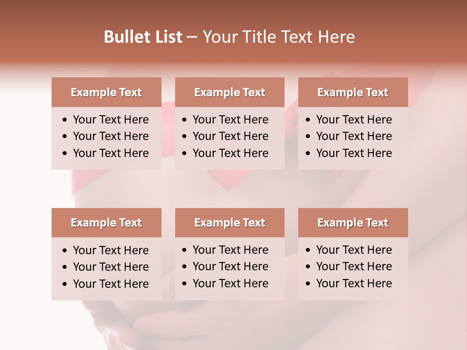 Life Mommy Ribbon PowerPoint Template