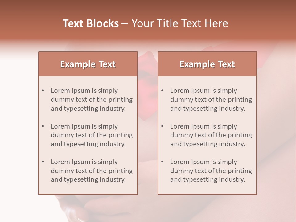 Life Mommy Ribbon PowerPoint Template