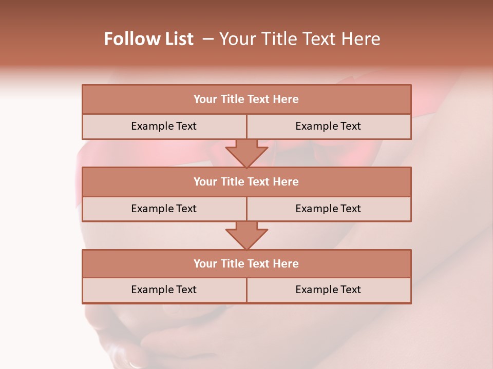 Life Mommy Ribbon PowerPoint Template