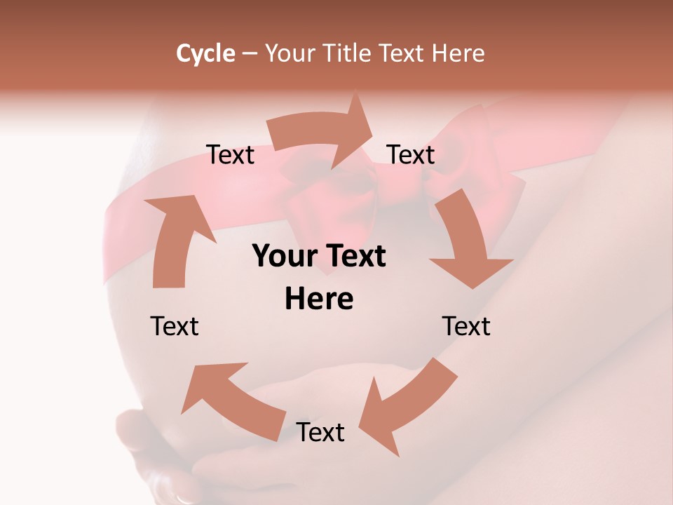 Life Mommy Ribbon PowerPoint Template