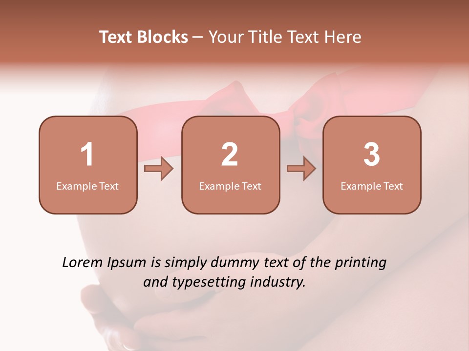 Life Mommy Ribbon PowerPoint Template