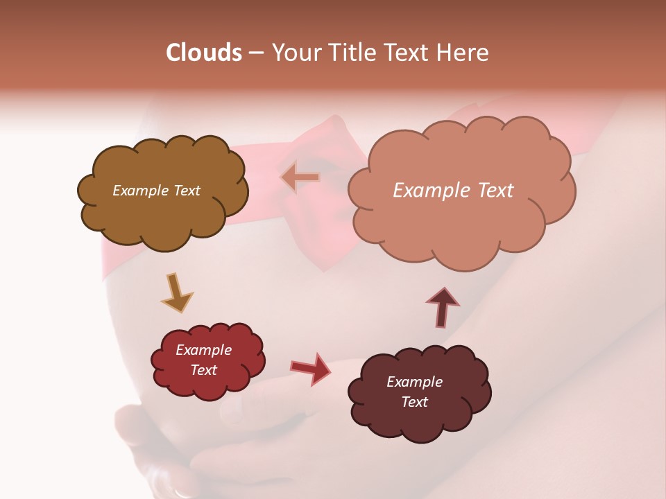 Life Mommy Ribbon PowerPoint Template