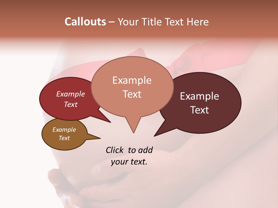 Life Mommy Ribbon PowerPoint Template