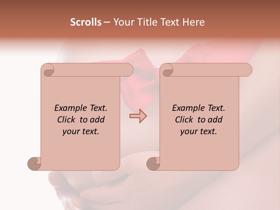 Life Mommy Ribbon PowerPoint Template