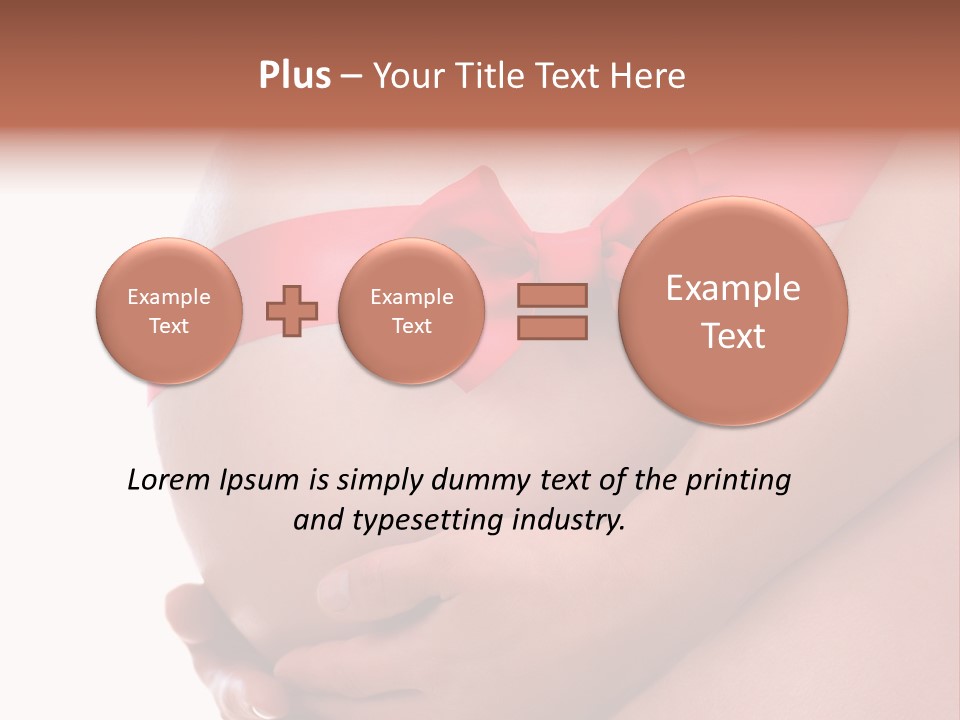 Life Mommy Ribbon PowerPoint Template