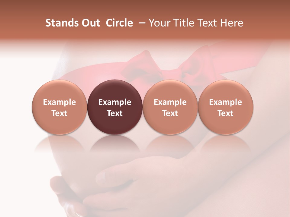 Life Mommy Ribbon PowerPoint Template