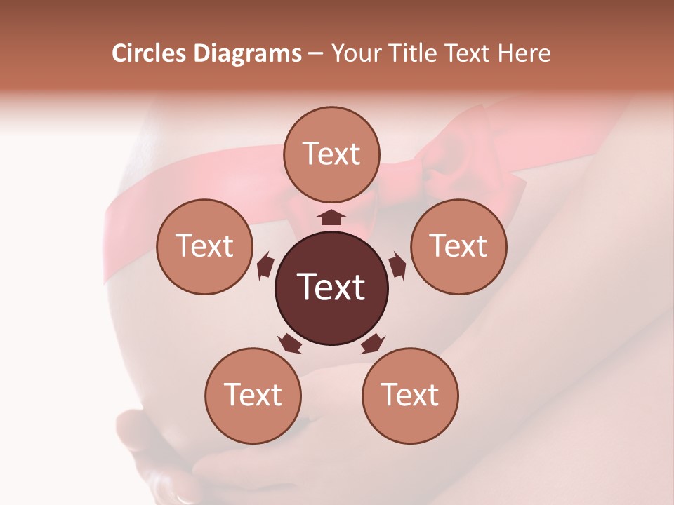 Life Mommy Ribbon PowerPoint Template