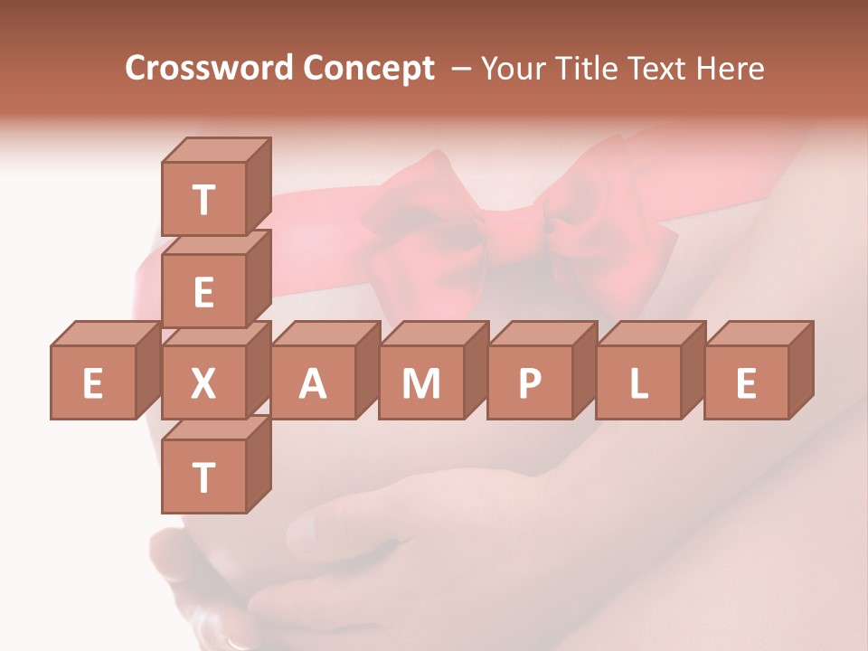 Life Mommy Ribbon PowerPoint Template