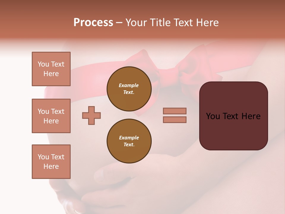 Life Mommy Ribbon PowerPoint Template