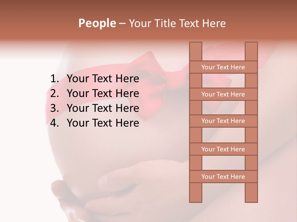 Life Mommy Ribbon PowerPoint Template