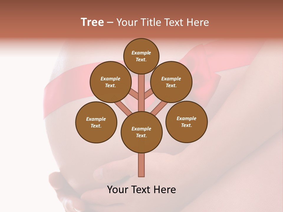 Life Mommy Ribbon PowerPoint Template