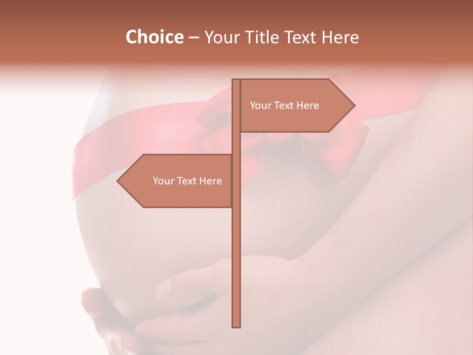 Life Mommy Ribbon PowerPoint Template