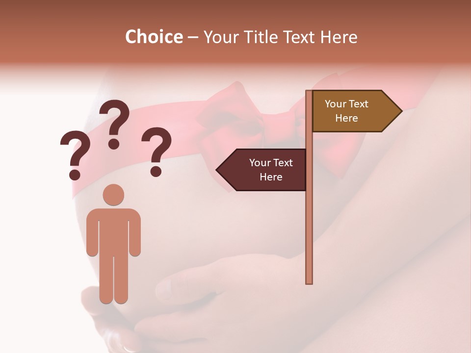 Life Mommy Ribbon PowerPoint Template