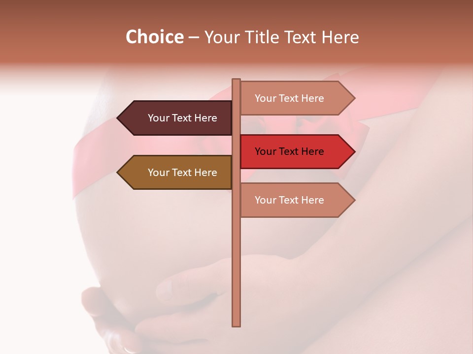 Life Mommy Ribbon PowerPoint Template