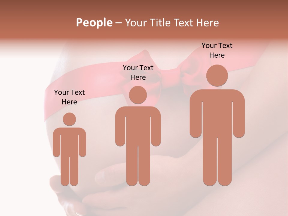 Life Mommy Ribbon PowerPoint Template