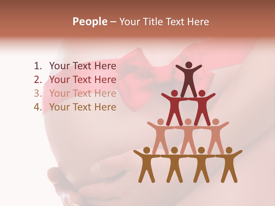 Life Mommy Ribbon PowerPoint Template