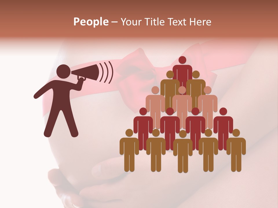 Life Mommy Ribbon PowerPoint Template