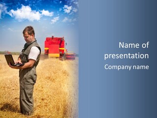 Man  Field PowerPoint Template