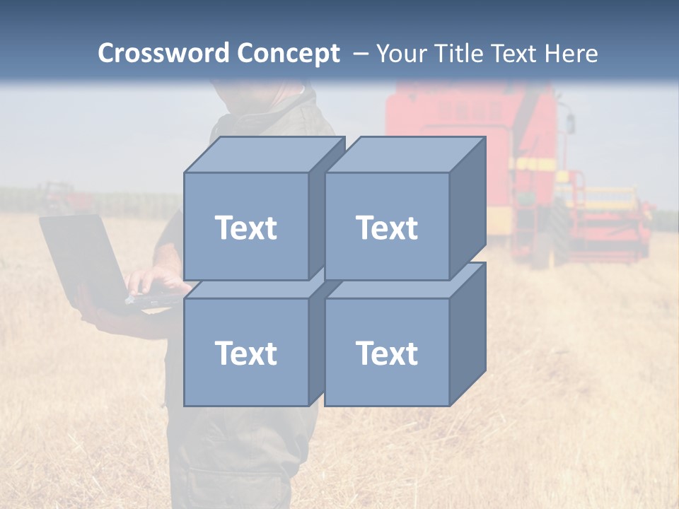 Man  Field PowerPoint Template