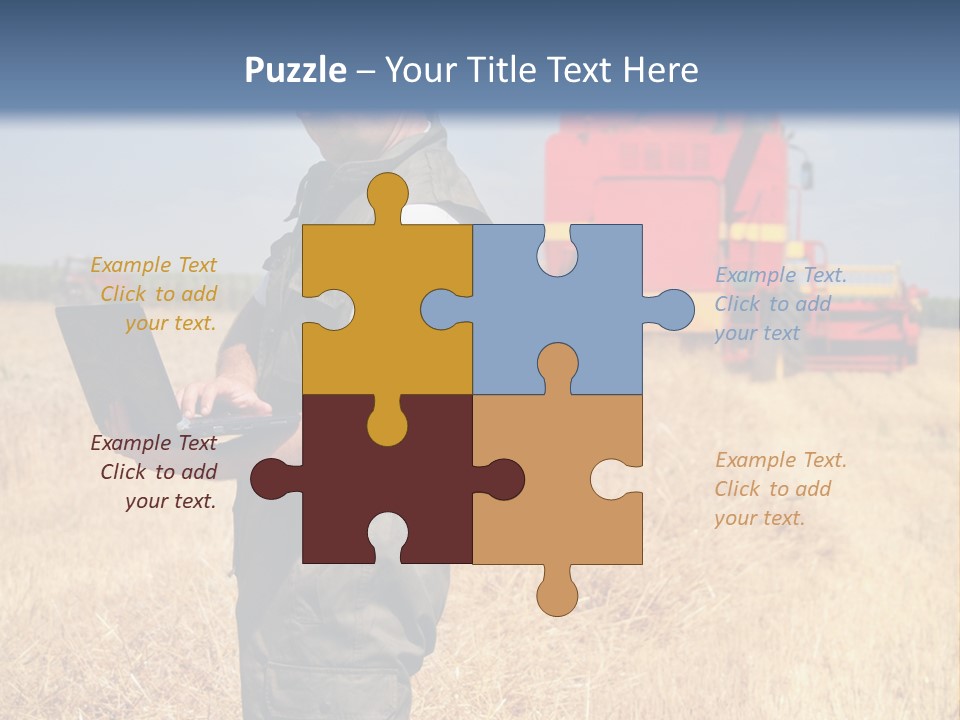 Man  Field PowerPoint Template