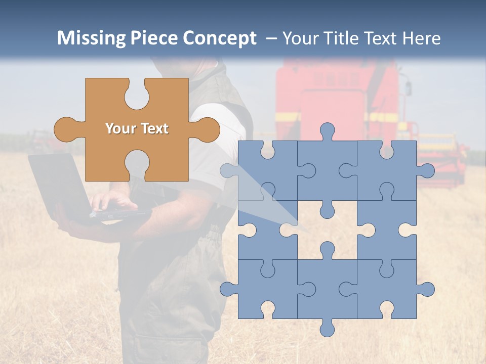 Man  Field PowerPoint Template