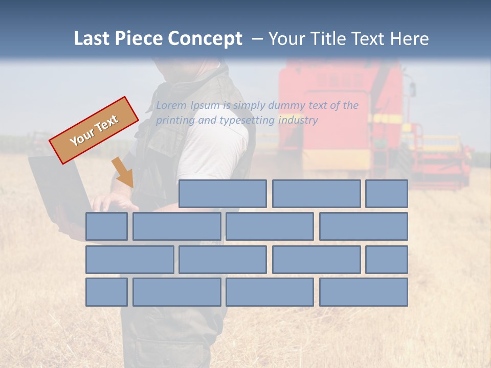 Man  Field PowerPoint Template