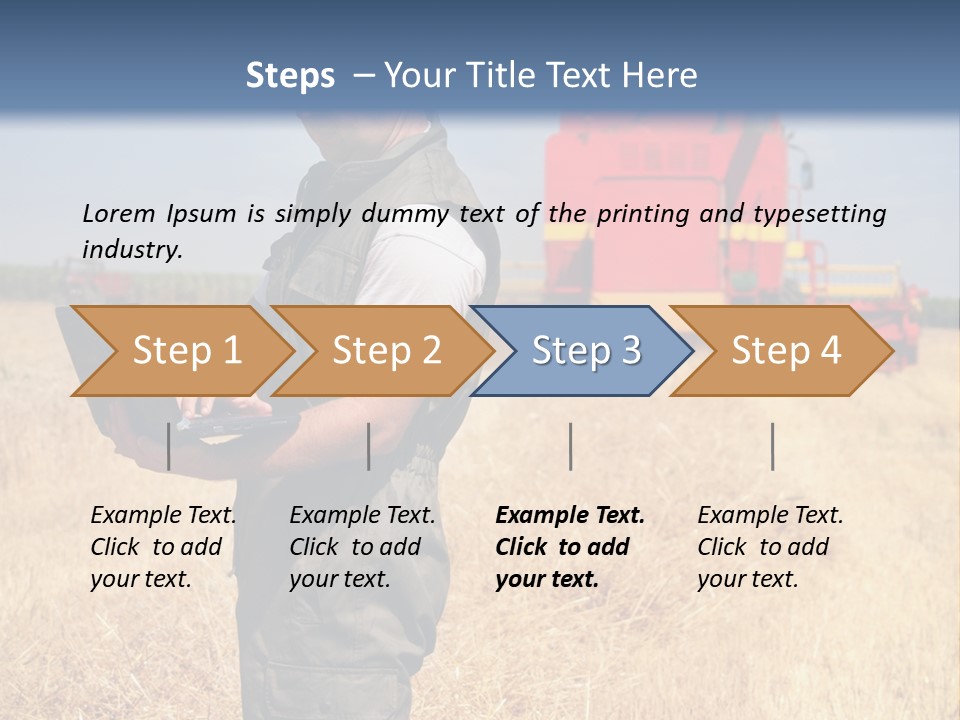 Man  Field PowerPoint Template