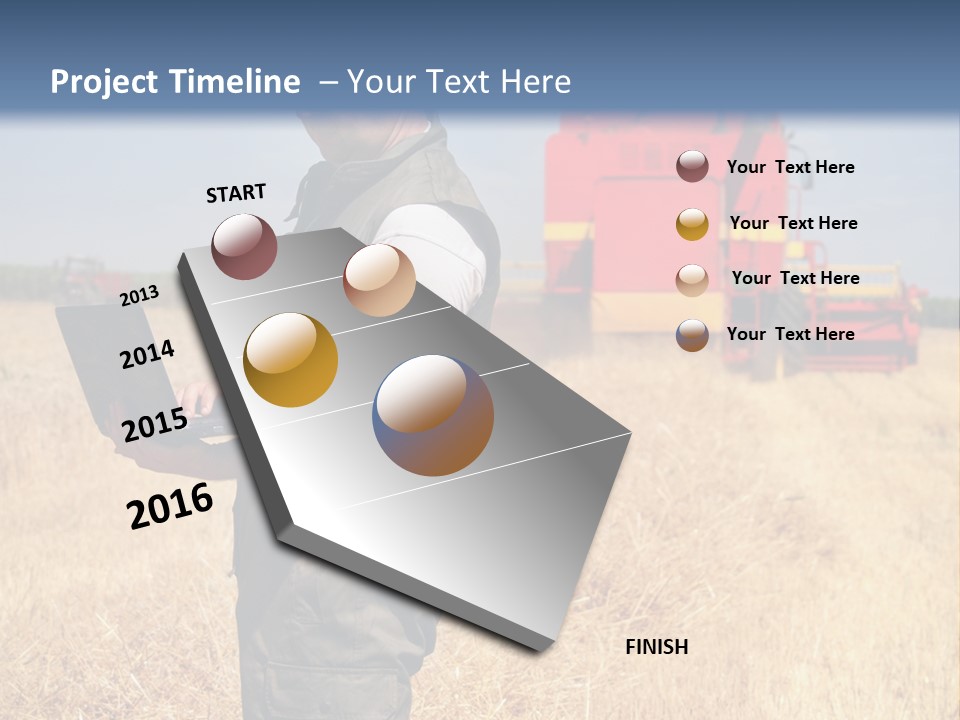 Man  Field PowerPoint Template