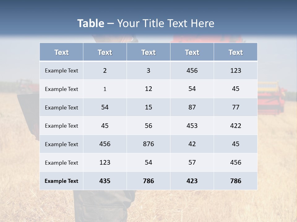 Man  Field PowerPoint Template