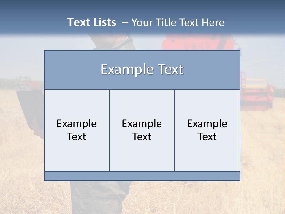 Man  Field PowerPoint Template