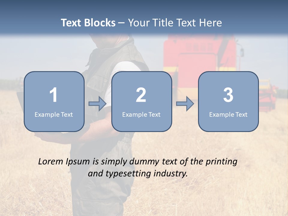 Man  Field PowerPoint Template