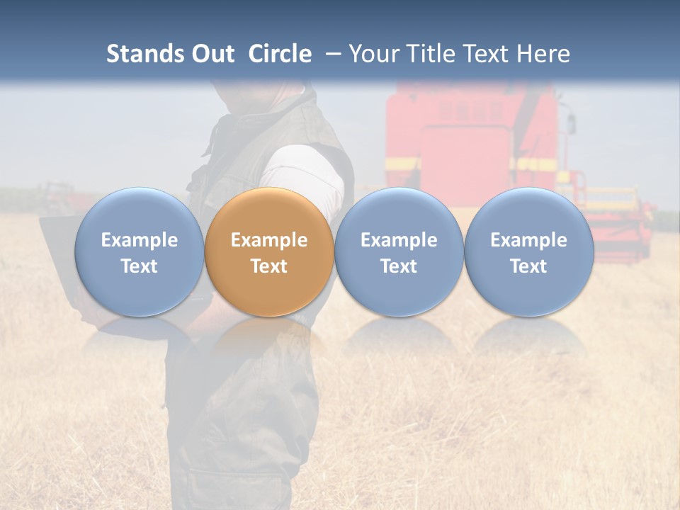 Man  Field PowerPoint Template