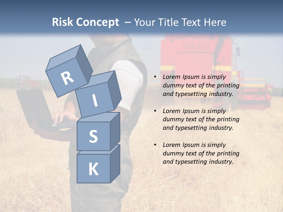 Man  Field PowerPoint Template