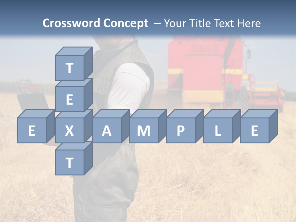 Man  Field PowerPoint Template