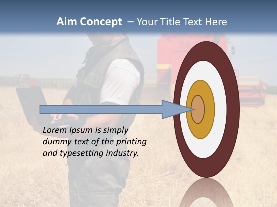 Man  Field PowerPoint Template