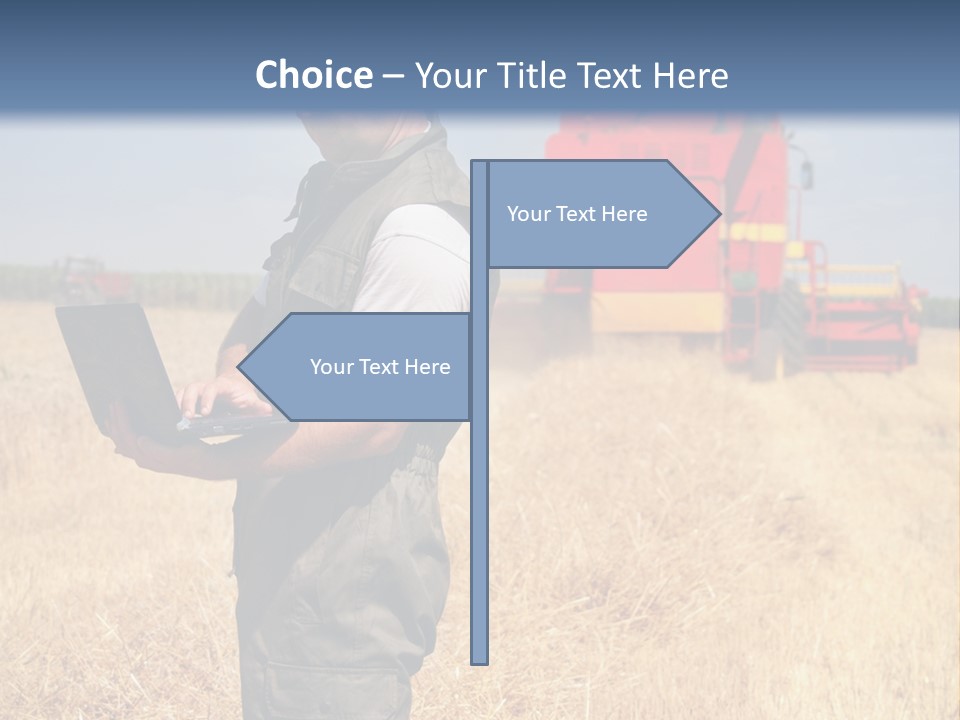 Man  Field PowerPoint Template