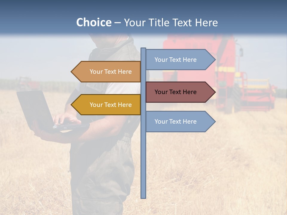 Man  Field PowerPoint Template