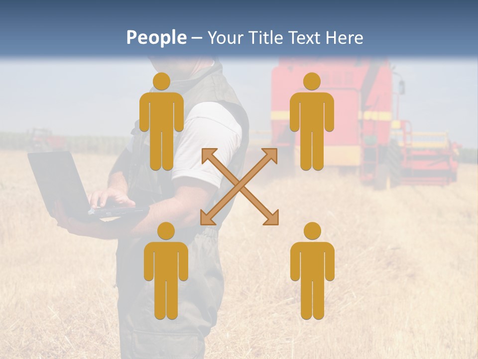 Man  Field PowerPoint Template