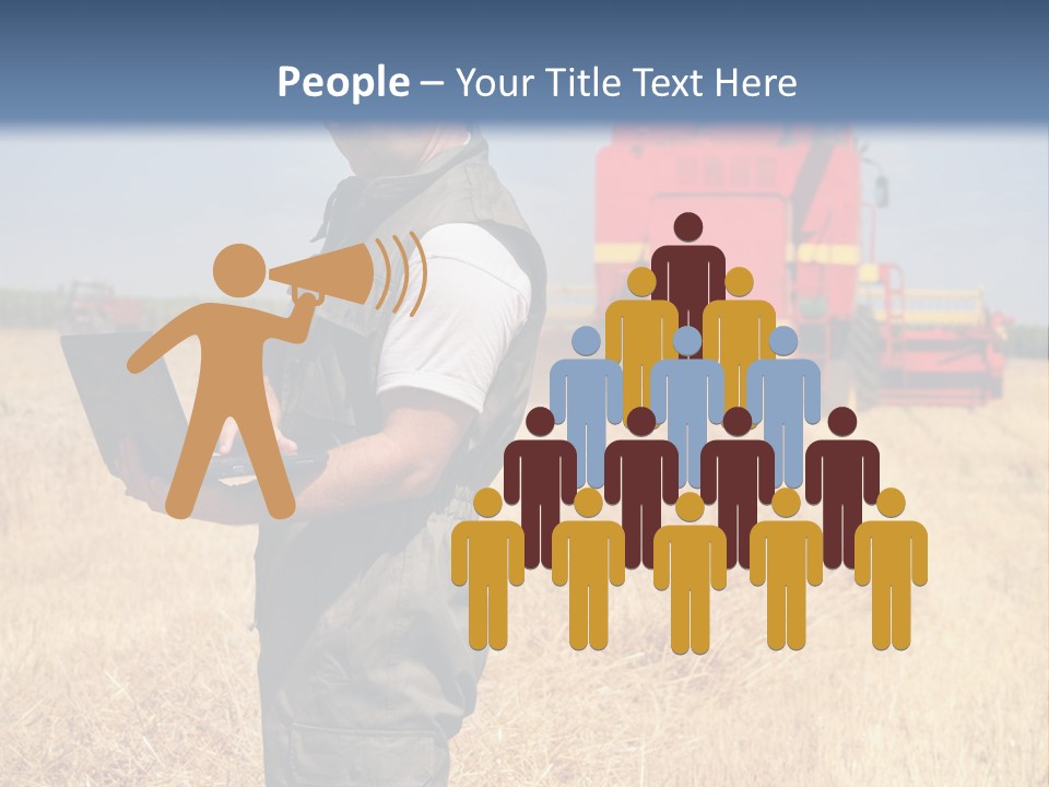 Man  Field PowerPoint Template